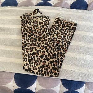 Paige cheetah print jeans size 26